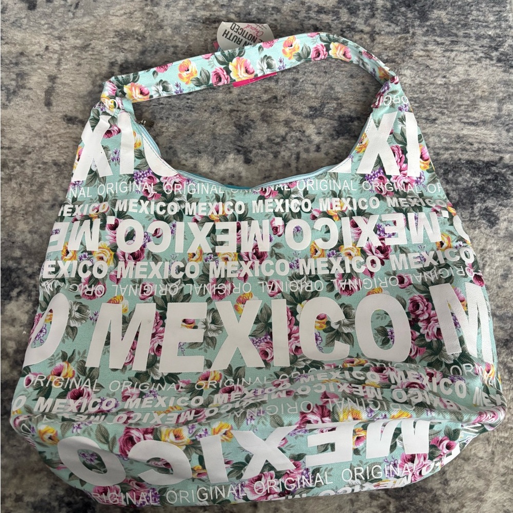 Robin Ruth Floral Mexico Tote Bag